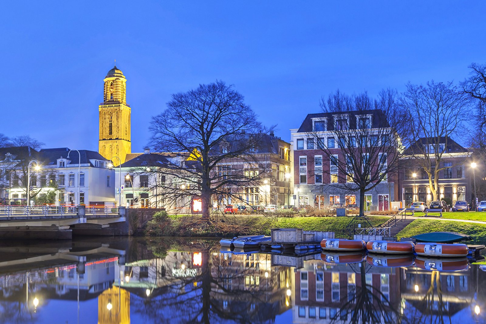 Zwolle church tower, called Peperbus