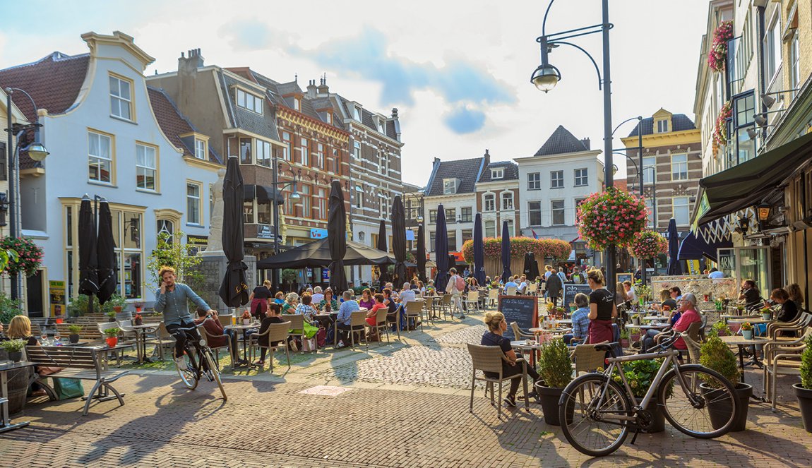 Jansplaats Arnhem met gezellige terrasjes